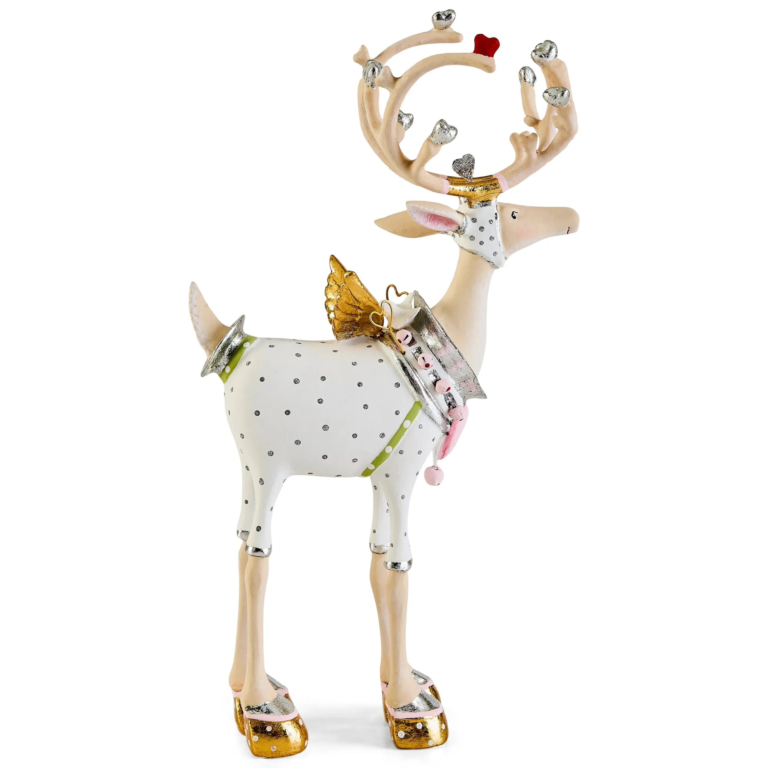 Patience Brewster Moonbeam Cupid Reindeer Figure