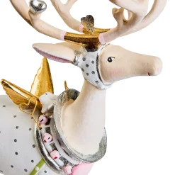 Patience Brewster Moonbeam Cupid Reindeer Figure
