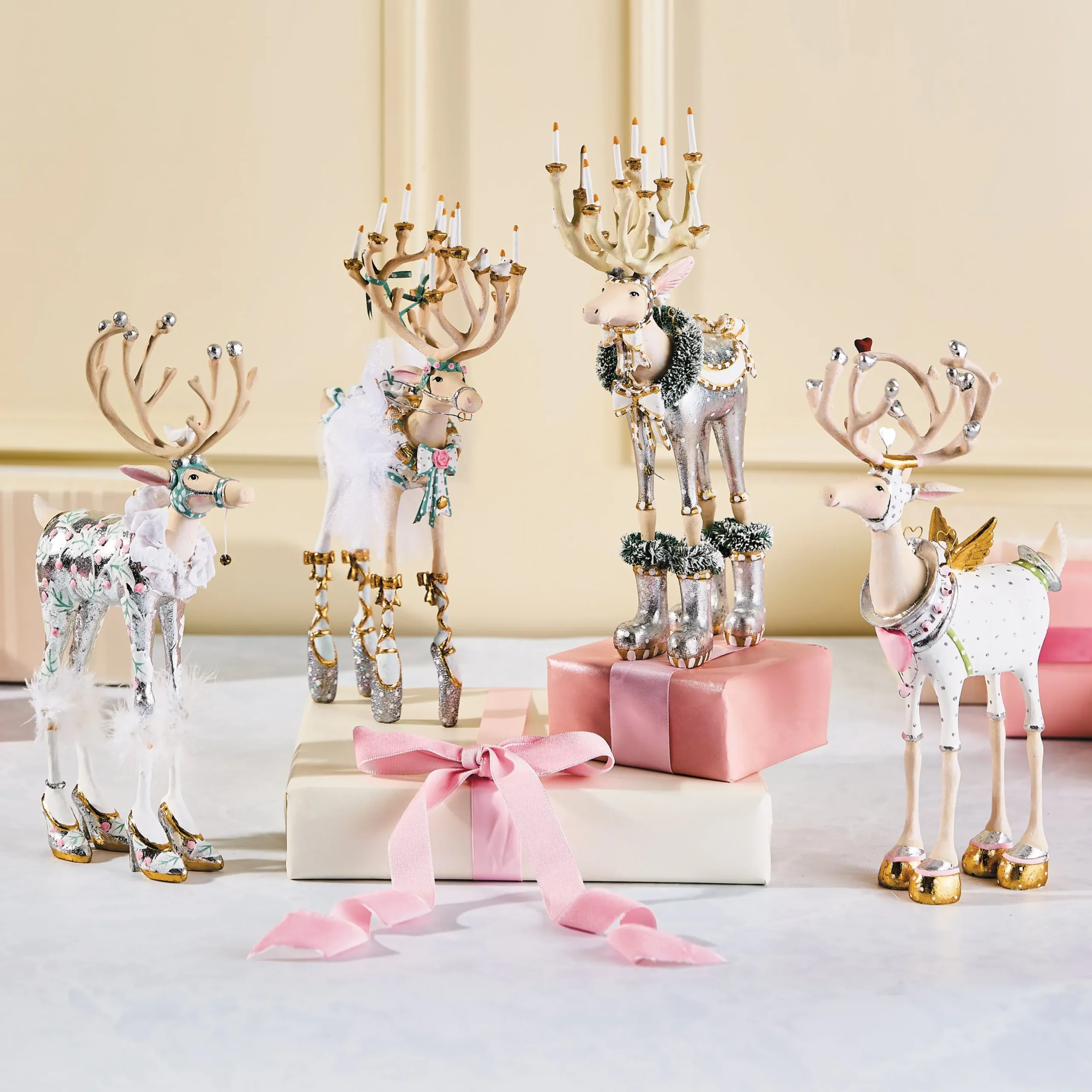 Patience Brewster Moonbeam Reindeer Figure Set-A
