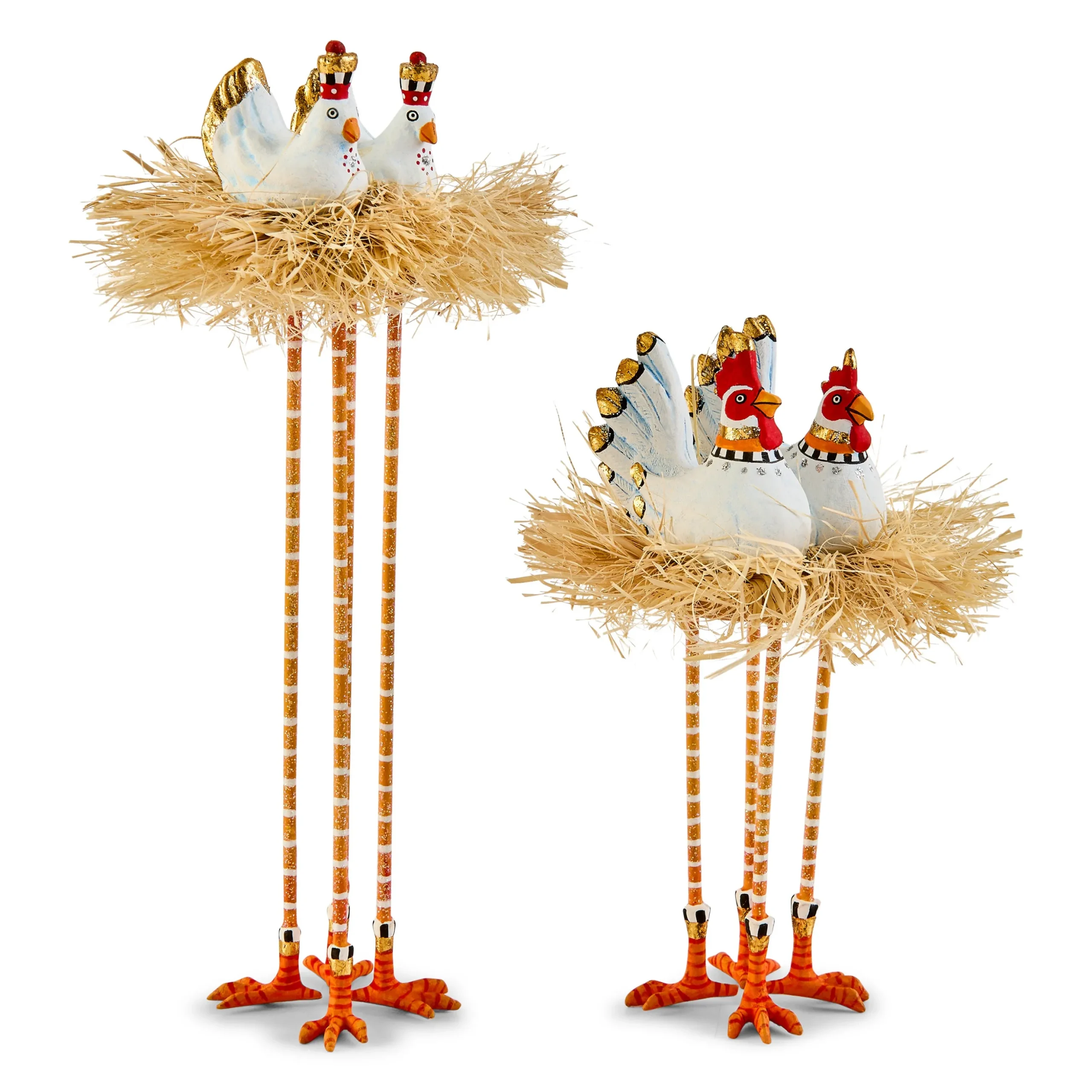 Patience Brewster Nativity Chicken & Dove Figures