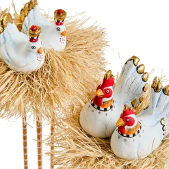 Patience Brewster Nativity Chicken & Dove Figures