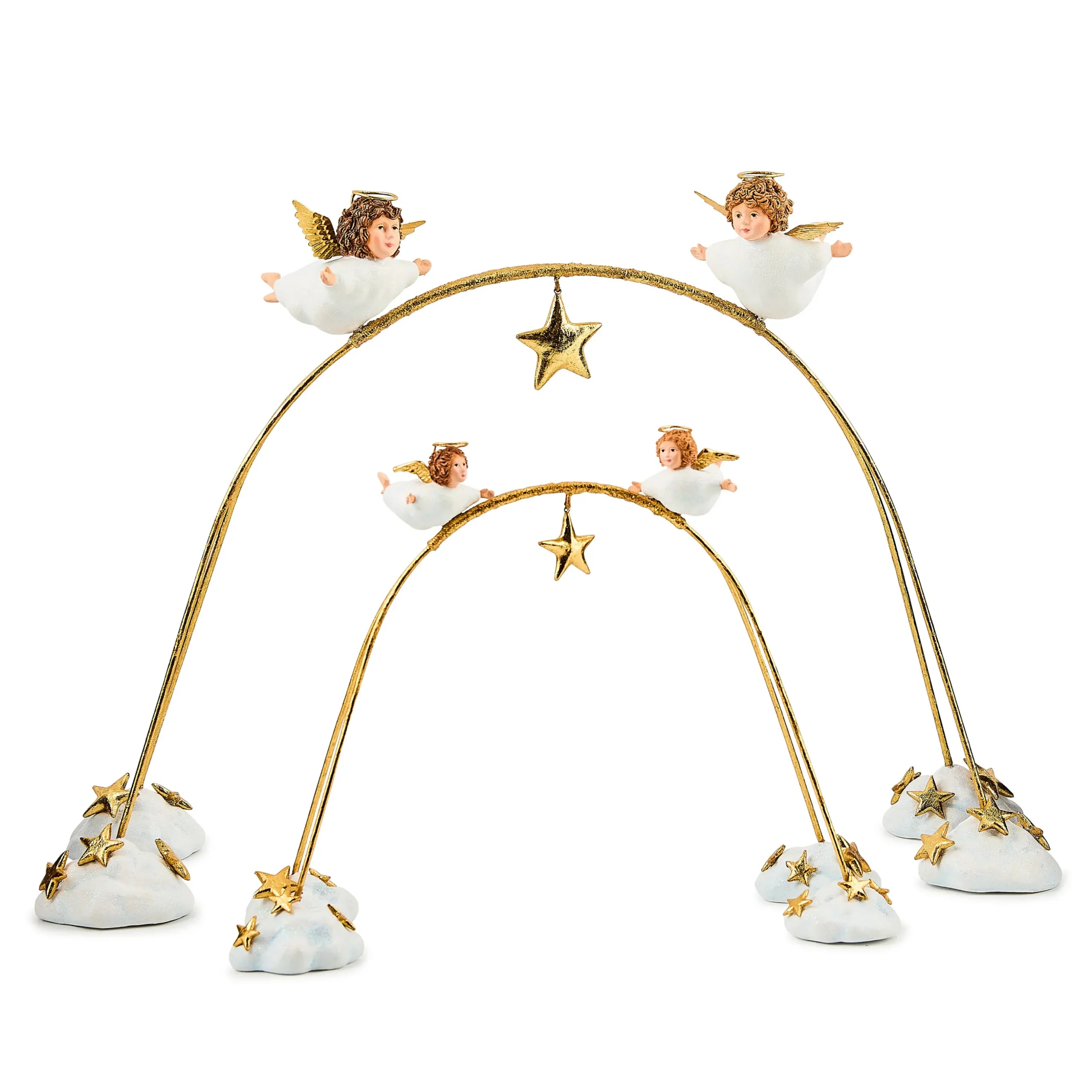 Patience Brewster Nativity Cherub Angels Arch Set, Set of 4