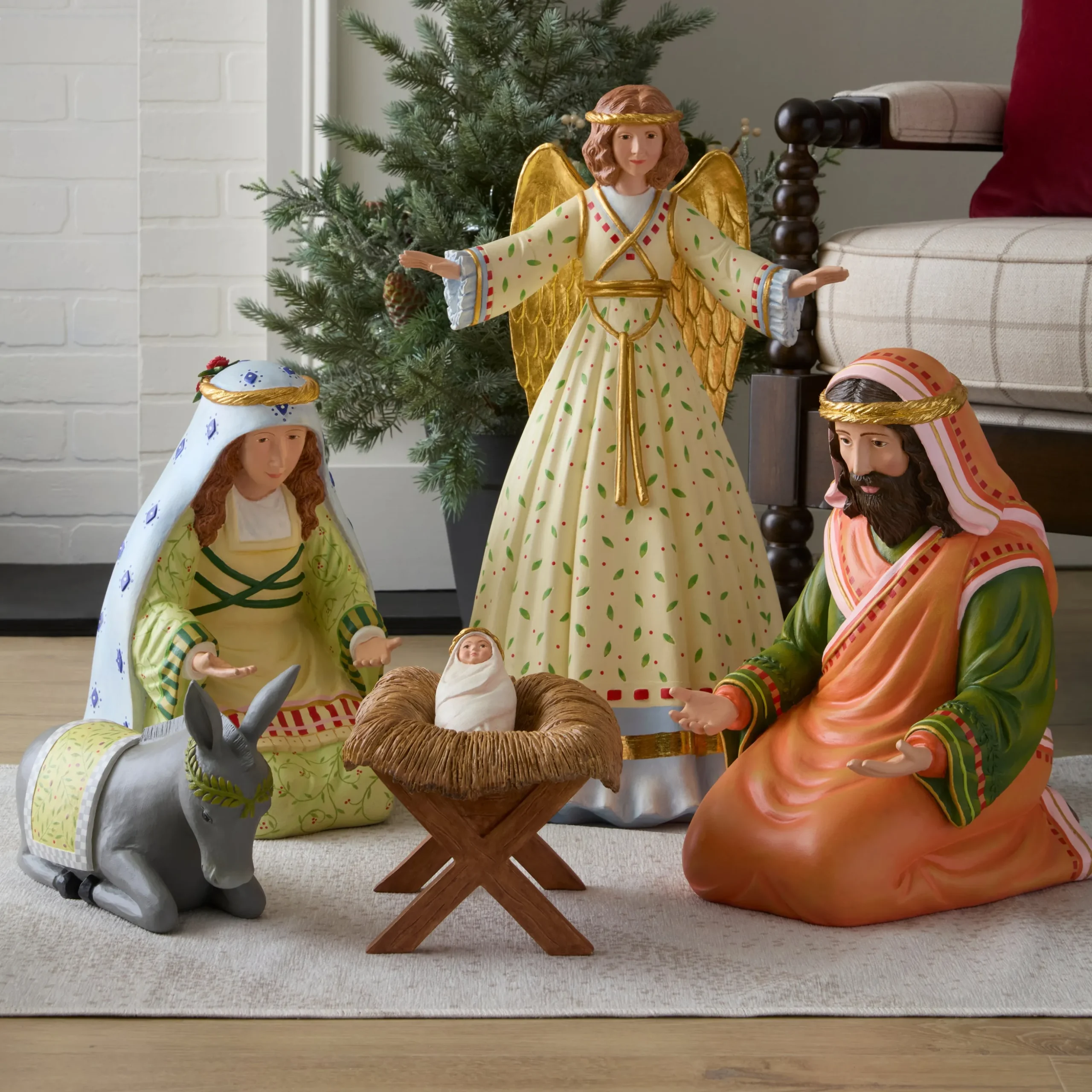 Patience Brewster Nativity Donkey Display Figure