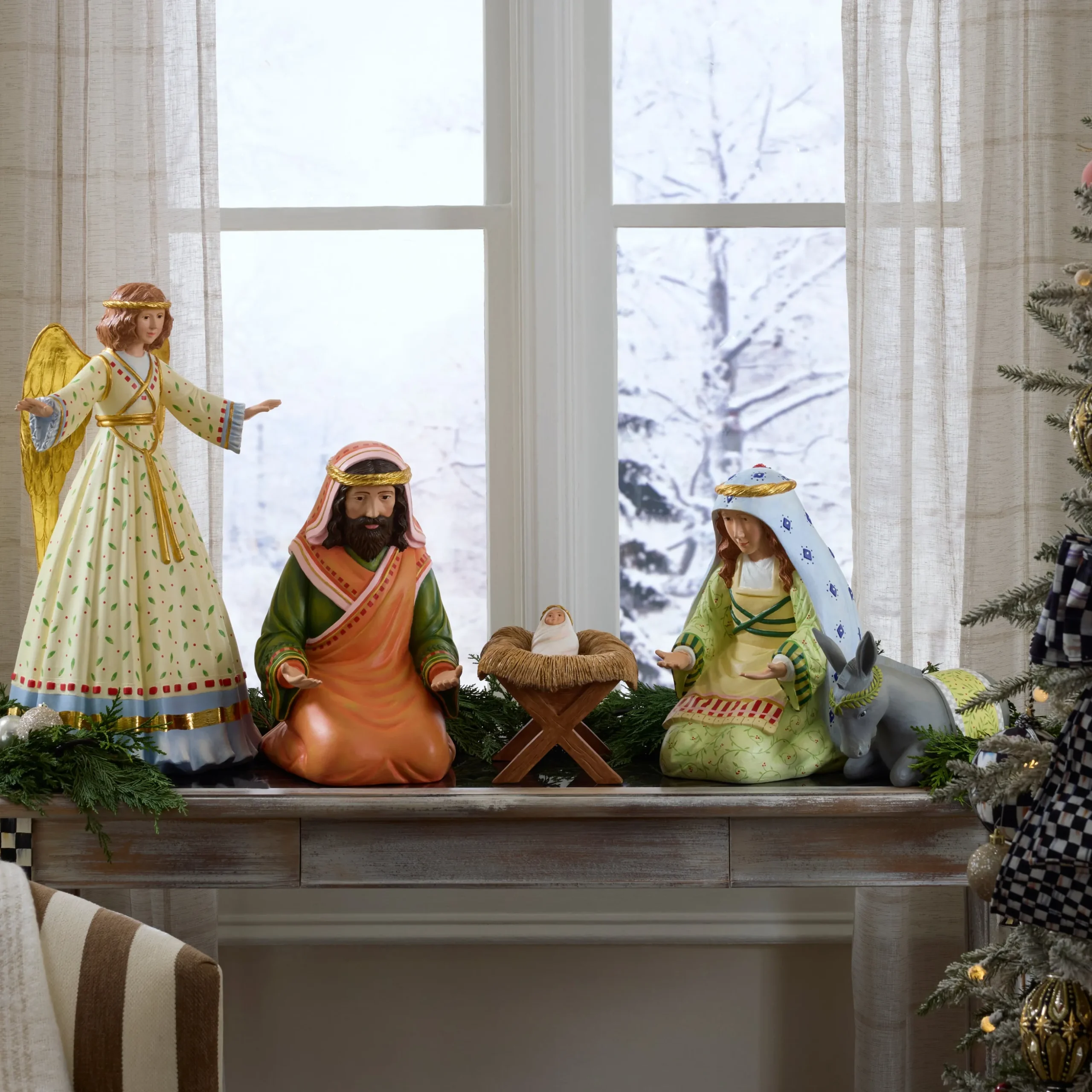Patience Brewster Nativity Donkey Display Figure