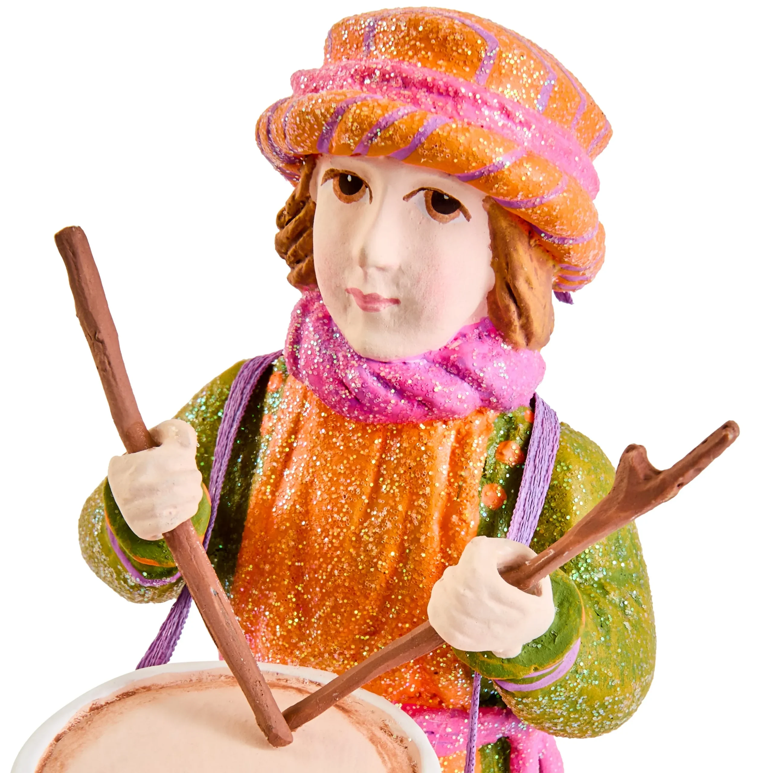 Patience Brewster Nativity Little Drummer Boy & Dog Figures