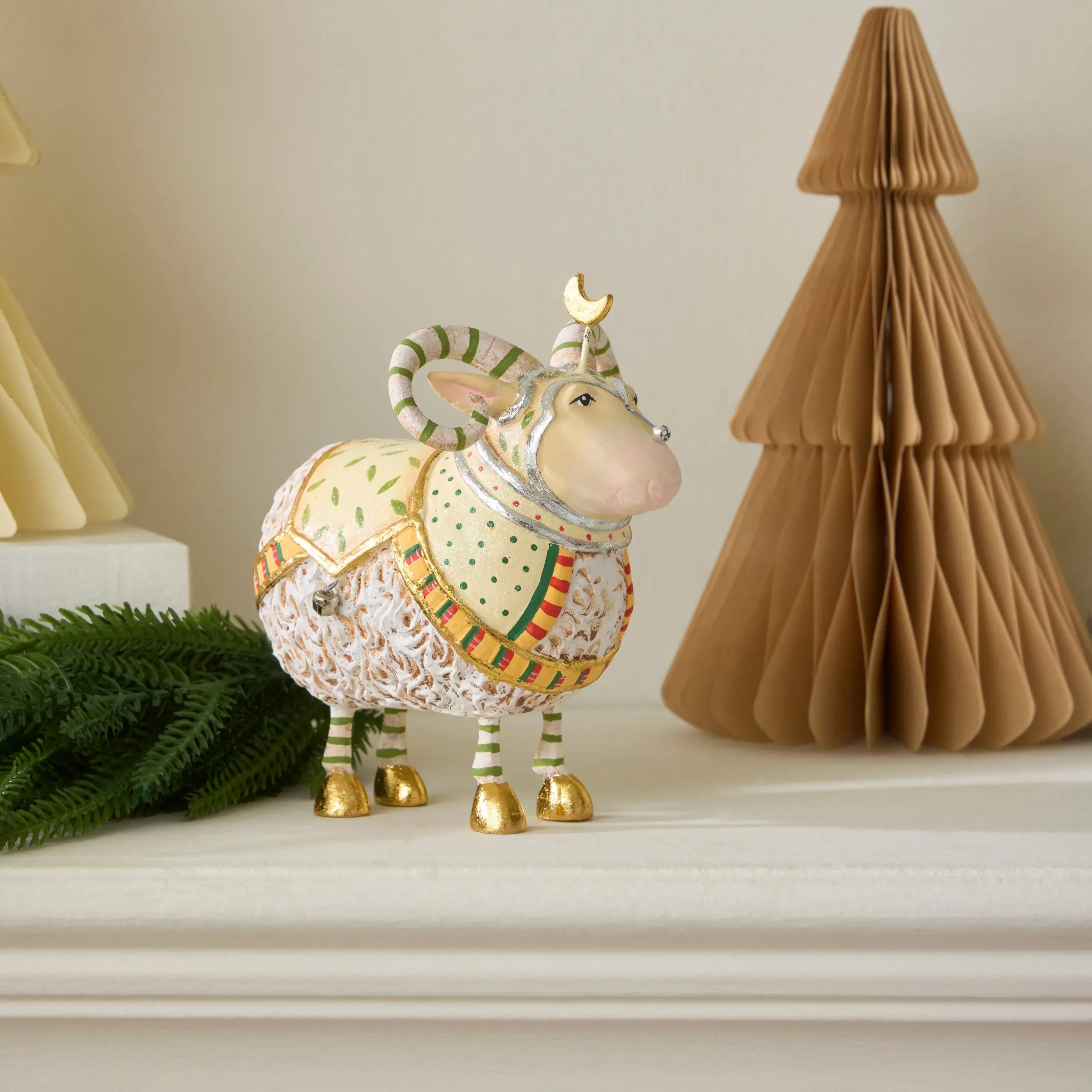 Patience Brewster Nativity Manger Ram Figure