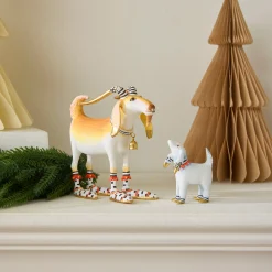 Patience Brewster Nativity Nathan & Noel Goat Figures