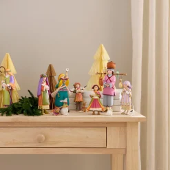 Patience Brewster Nativity Shepherdess with Dog Figures