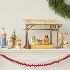 Patience Brewster Nativity Shepherd & Sheep Figures
