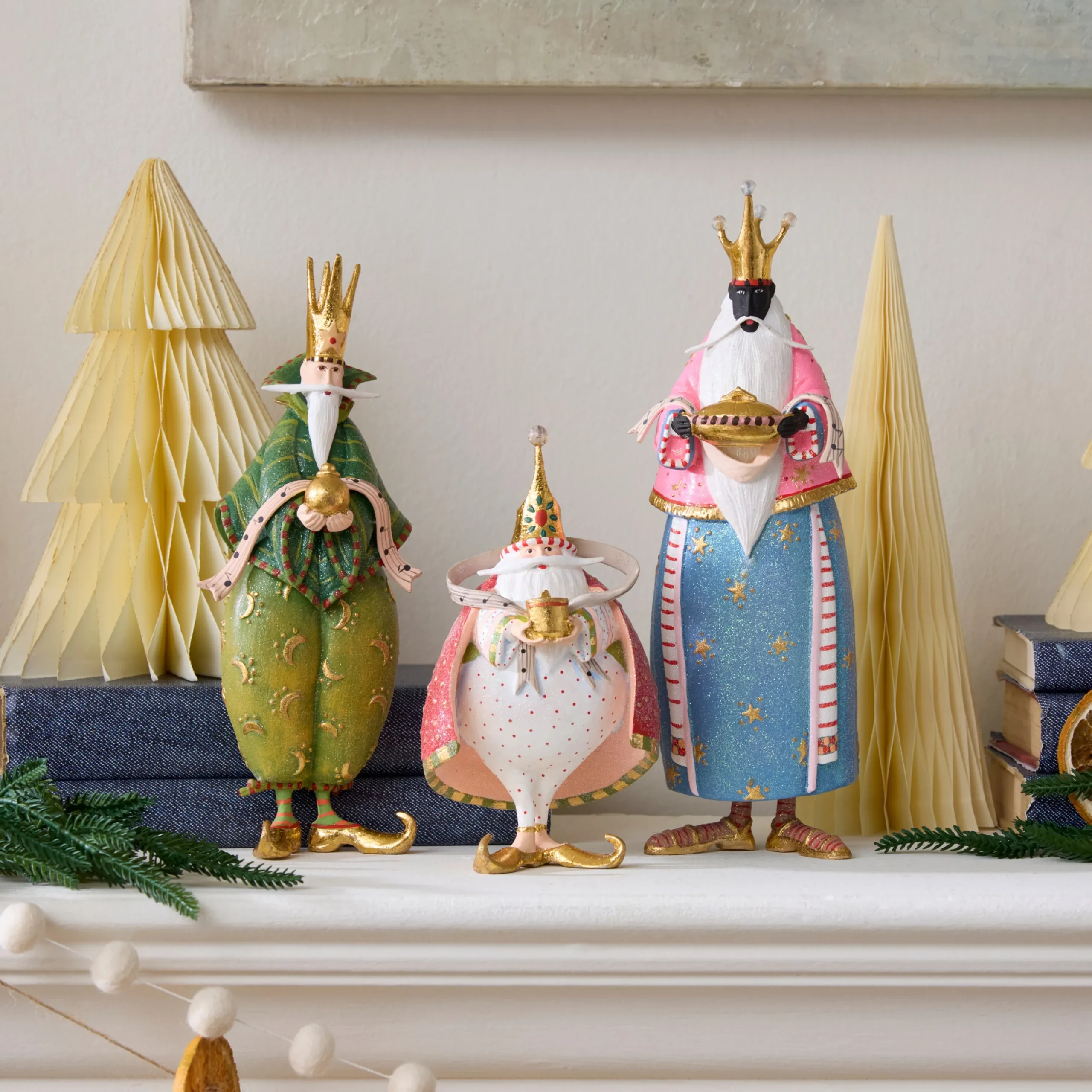 Patience Brewster Nativity World Magi Figures