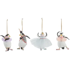 Patience Brewster Penguins En Pointe Mini Ornaments, Set of 4
