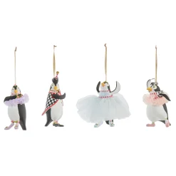 Patience Brewster Penguins En Pointe Mini Ornaments, Set of 4