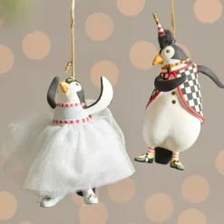 Patience Brewster Penguins En Pointe Mini Ornaments, Set of 4