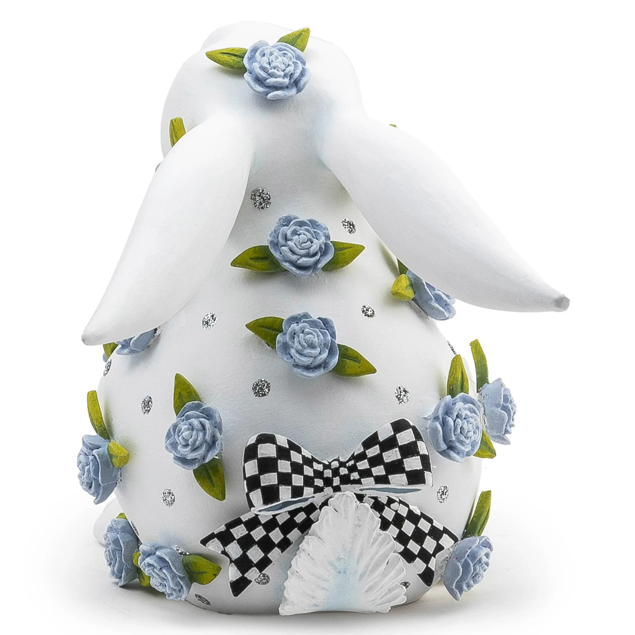 Patience Brewster Periwinkle Peony Sitting Rabbit