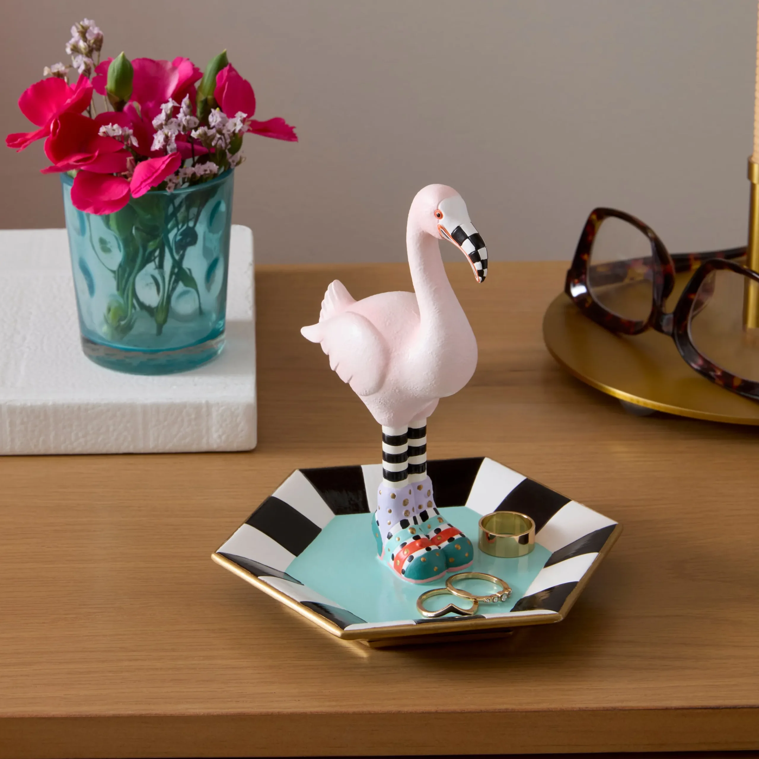 Patience Brewster Sheila Flamingo Trinket Dish