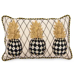 Pineapple Ivory Lumbar Pillow