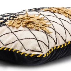 Pineapple Ivory Lumbar Pillow