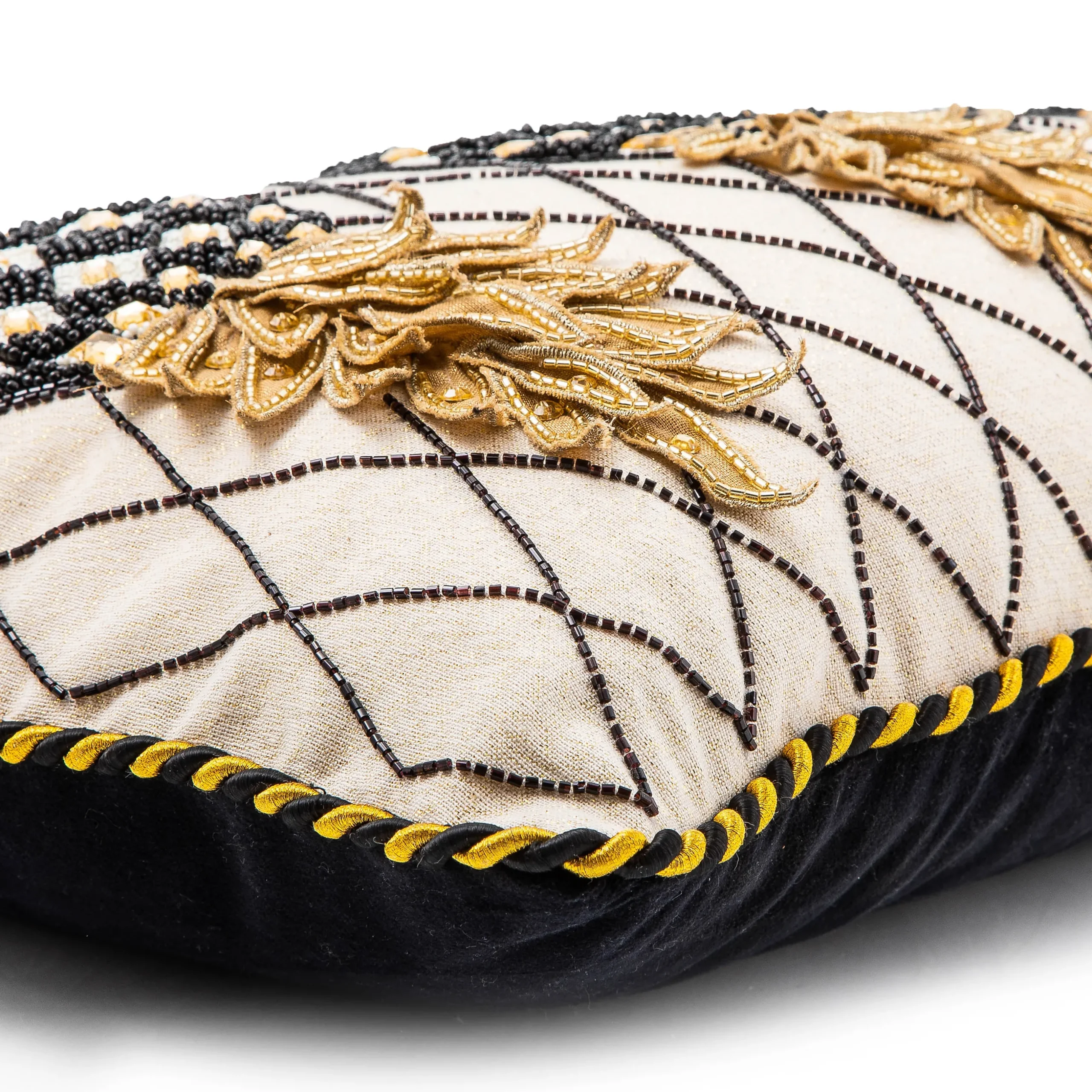 Pineapple Ivory Lumbar Pillow