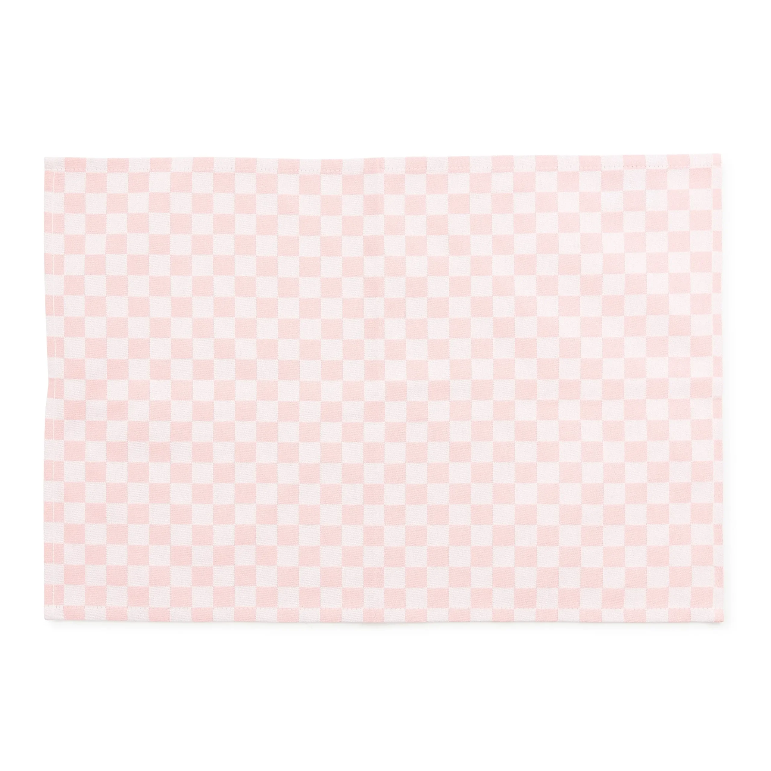Pink Check Placemat, Set of 4