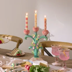 Pink Mini Dinner Candles, Set of 6