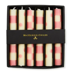 Pink Mini Dinner Candles, Set of 6