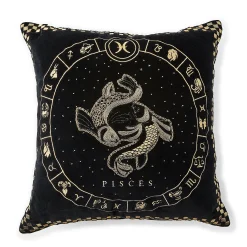 Pisces Zodiac Throw Pillow