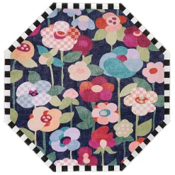 Posie Field 6' Foot Octagon Washable Rug