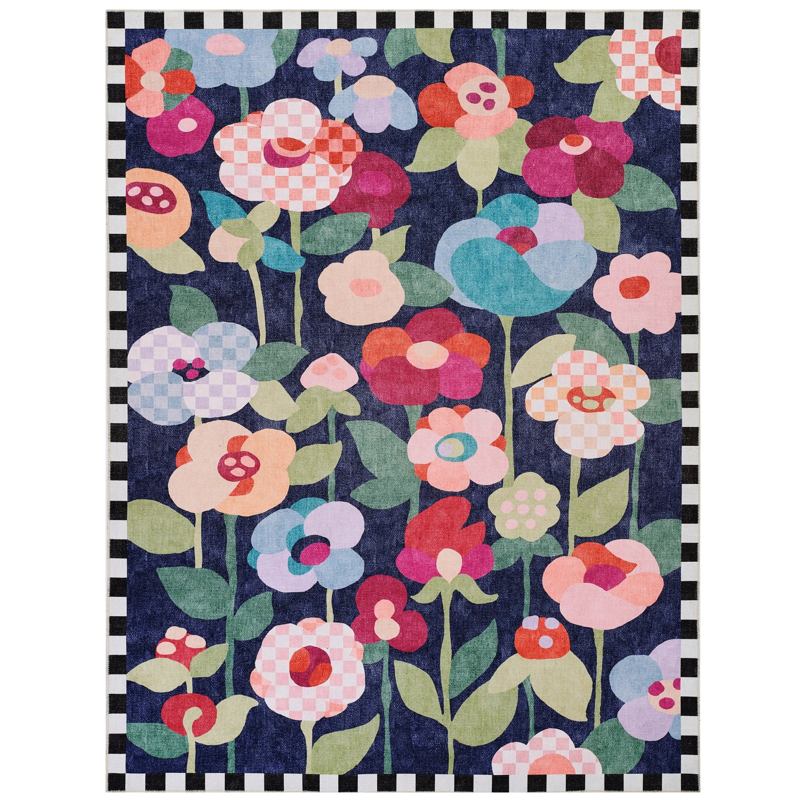 Posie Field 8' x 10' Washable Rug
