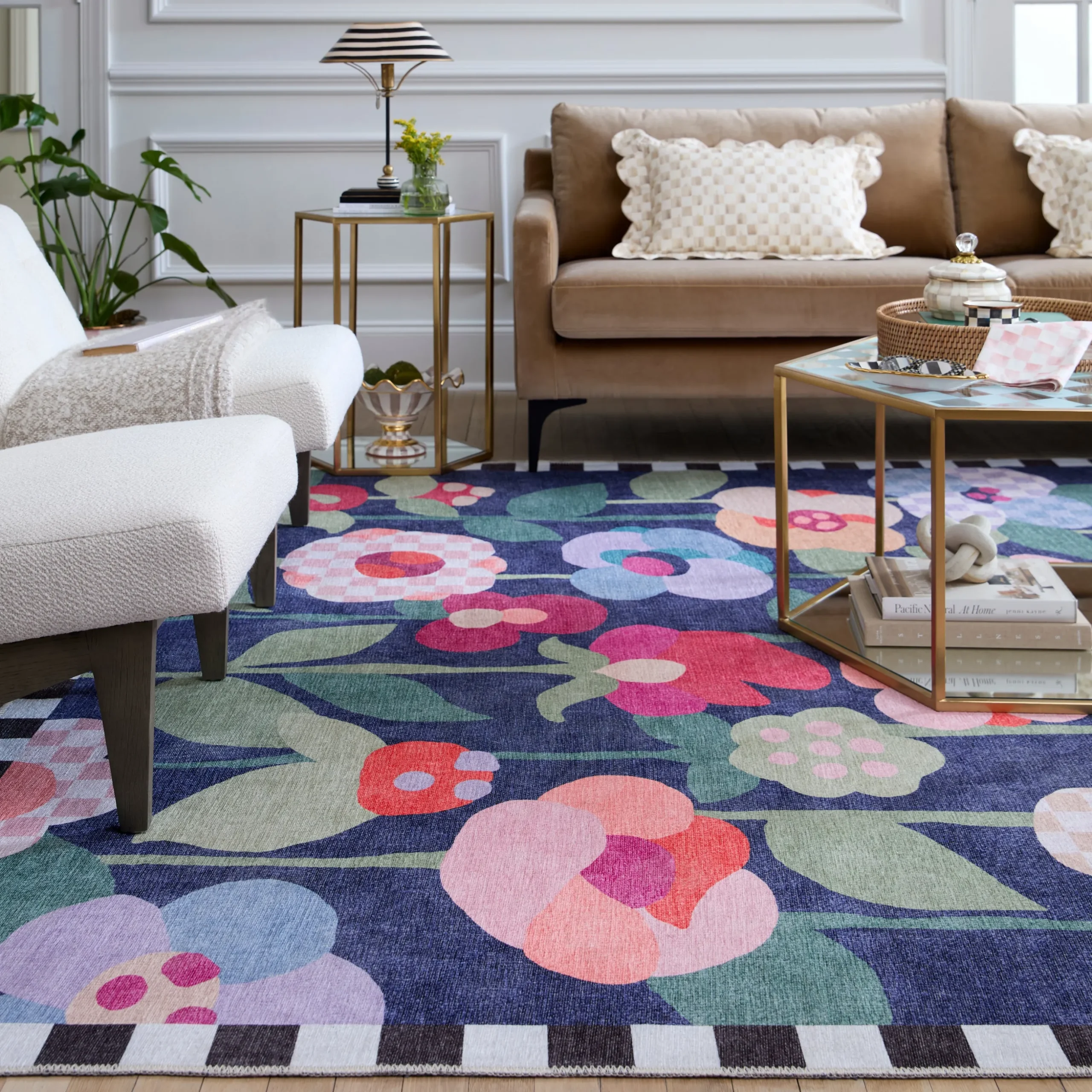 Posie Field 8' x 10' Washable Rug