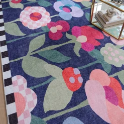 Posie Field 8' x 10' Washable Rug