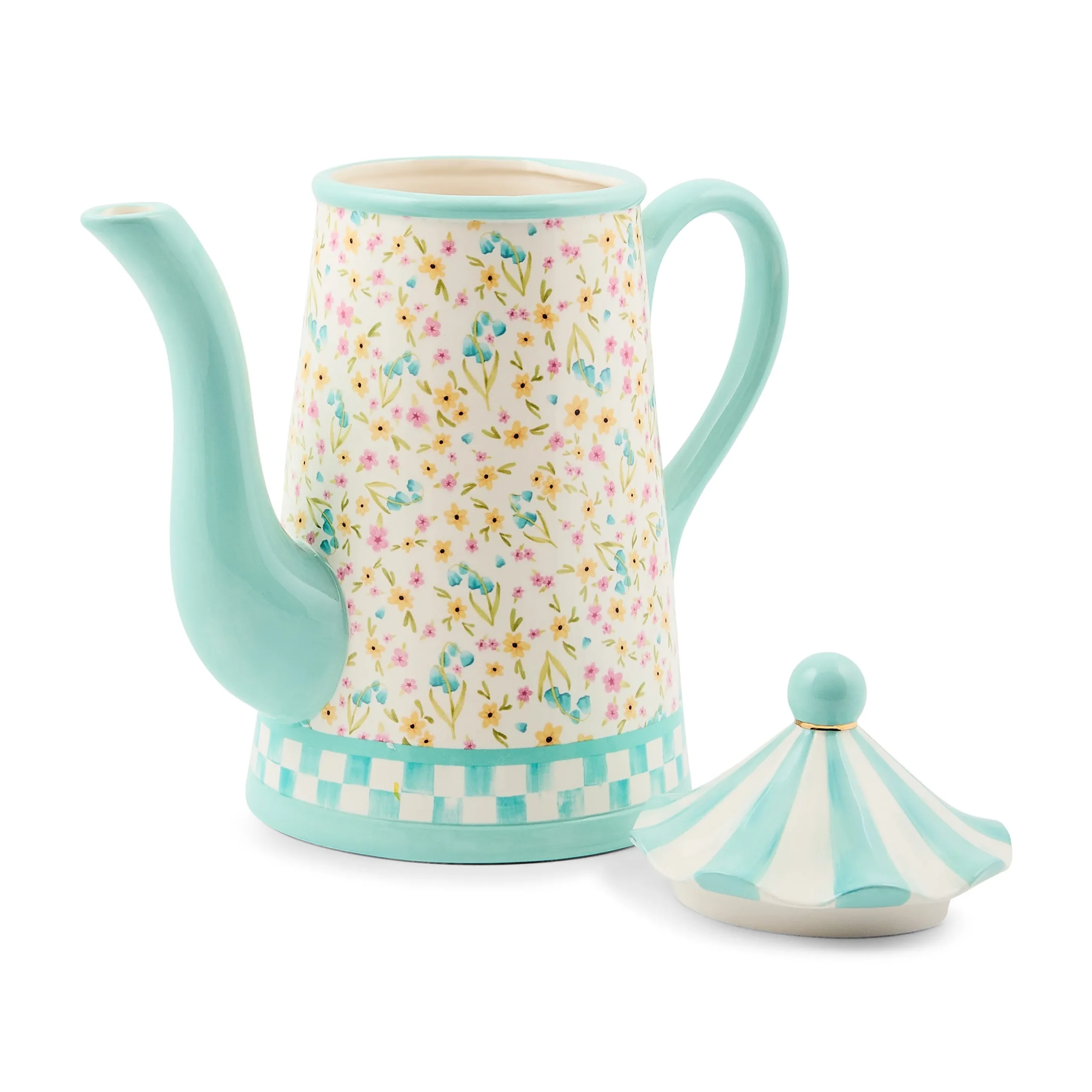 Posie Patch Ceramic Teapot