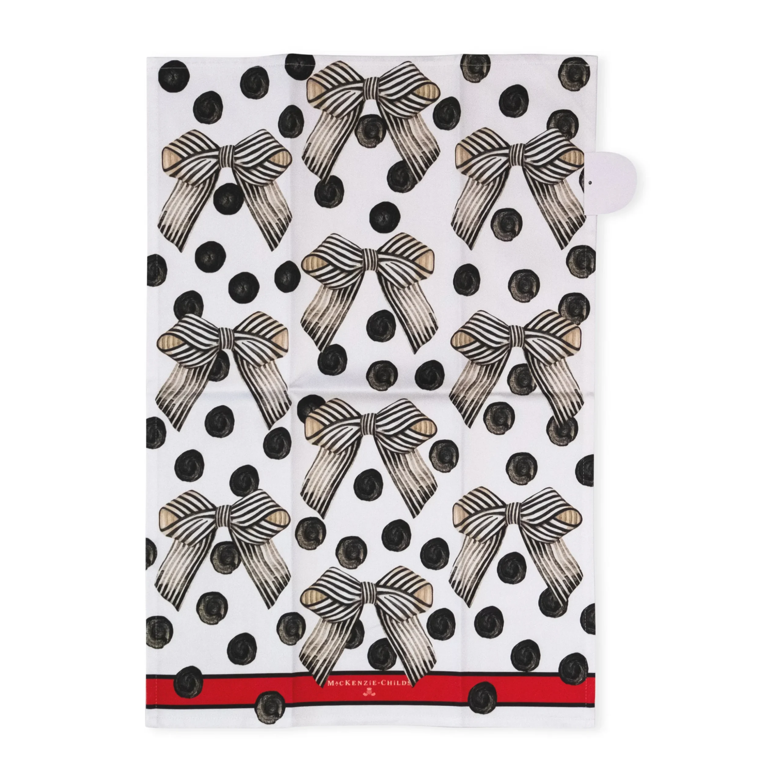 Pretty as a Bow Printed Dish Towel