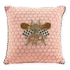 Queen Bee Pink Throw Pillow
