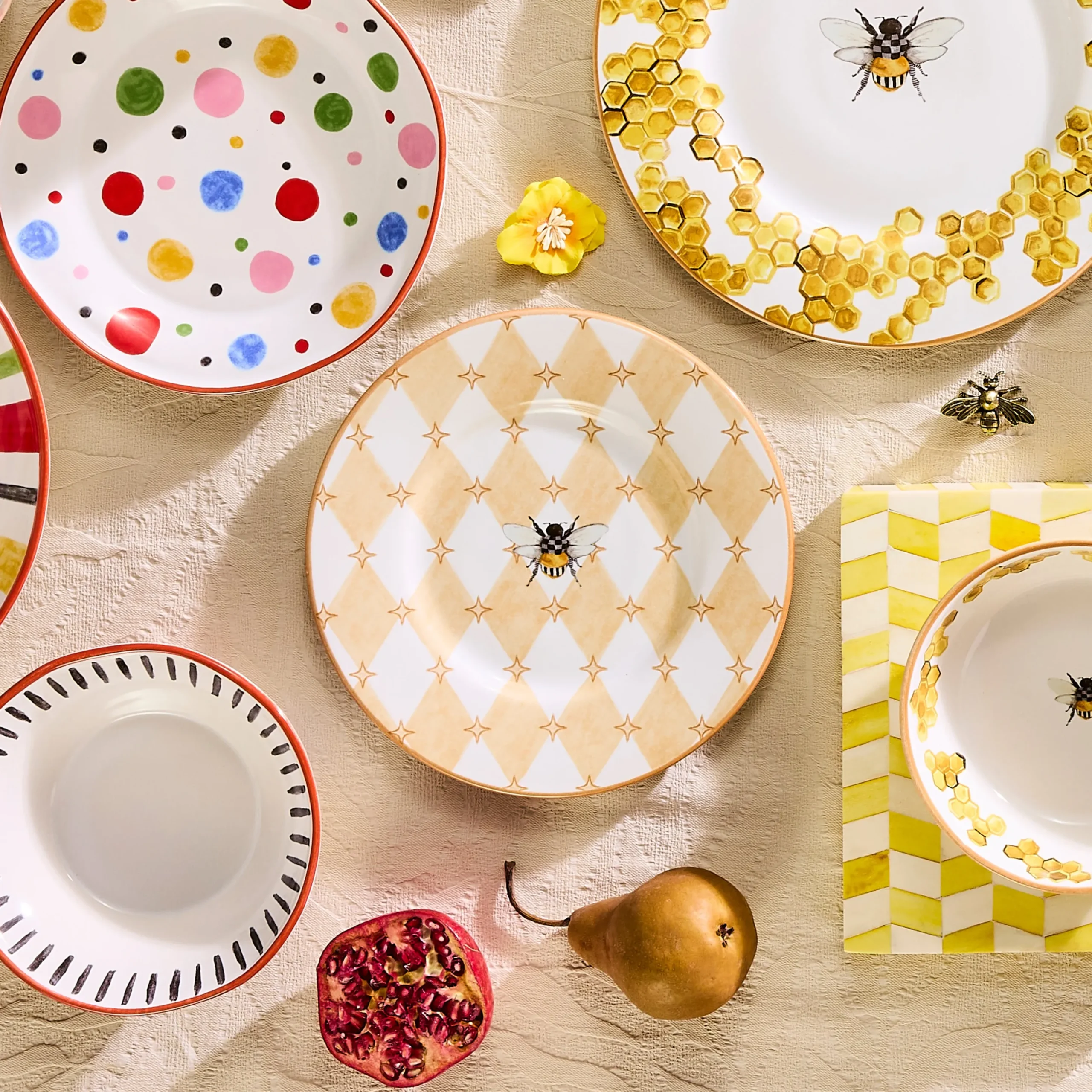 Queen Bee Salad Plate