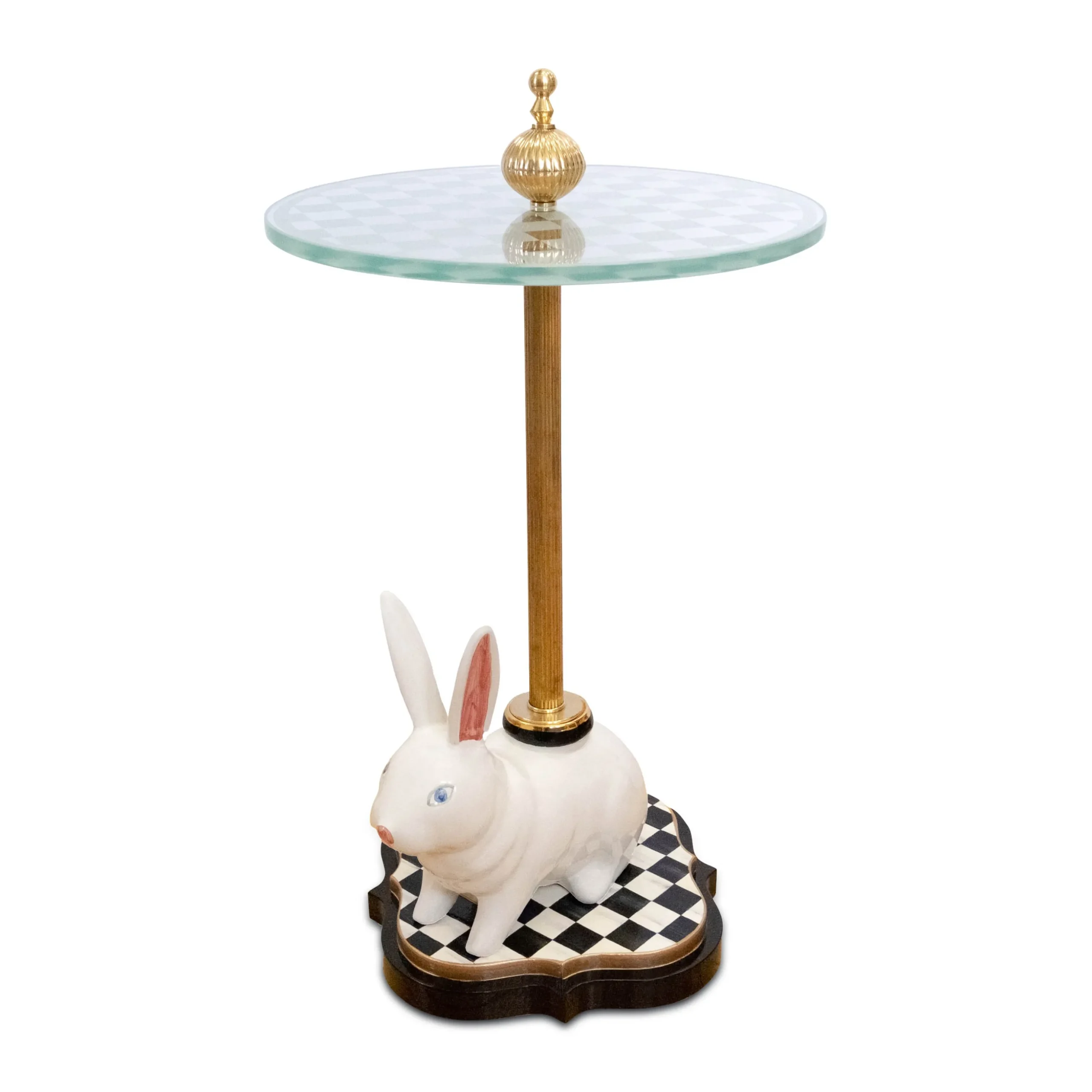 Rabbit Warren Ceramic Accent Table
