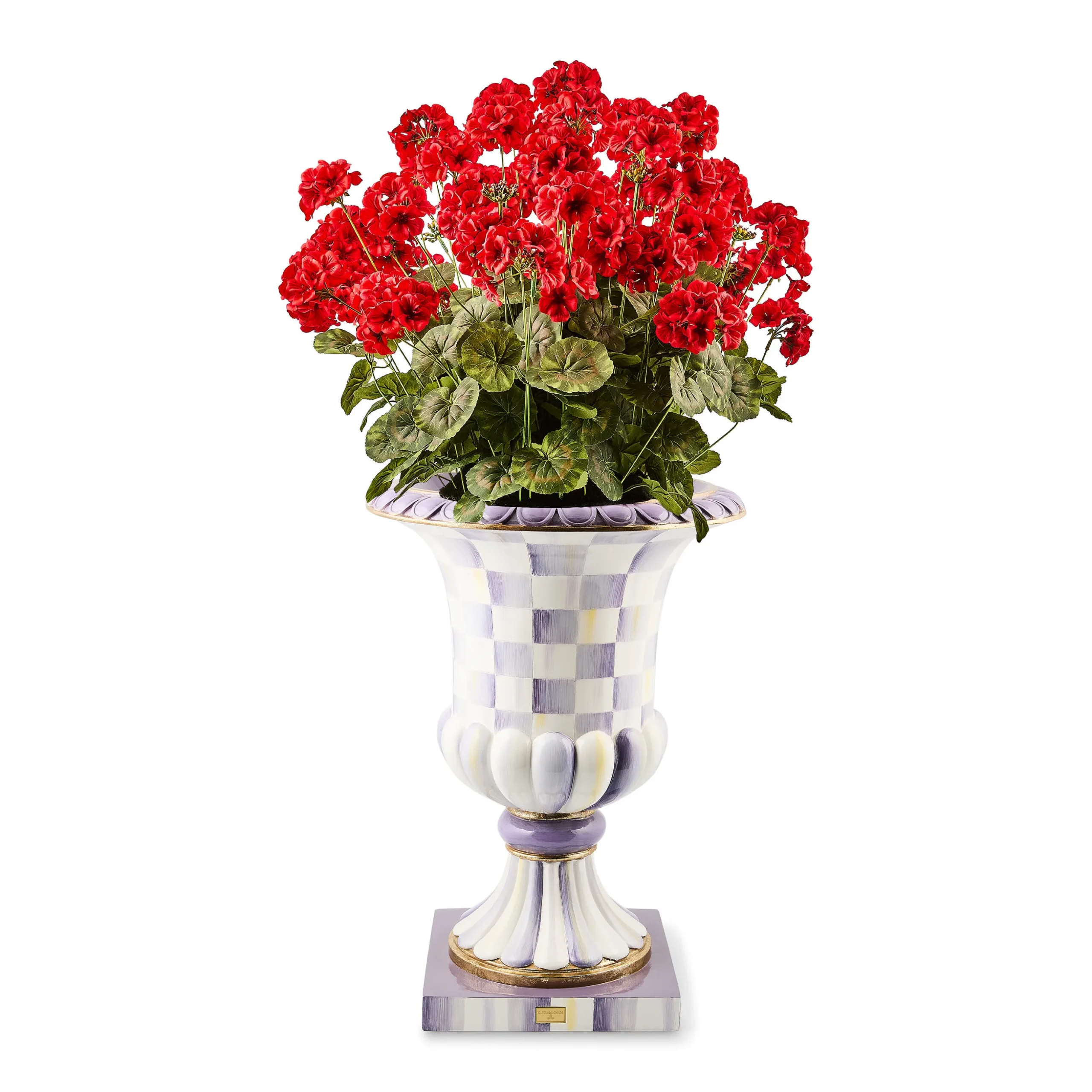 Red Geranium Urn Filler