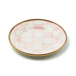 Rosy Check Appetizer Plates, Set of 4