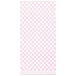 Rosy Check Bath Towel