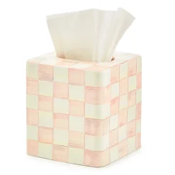 Rosy Check Boutique Tissue Box Cover