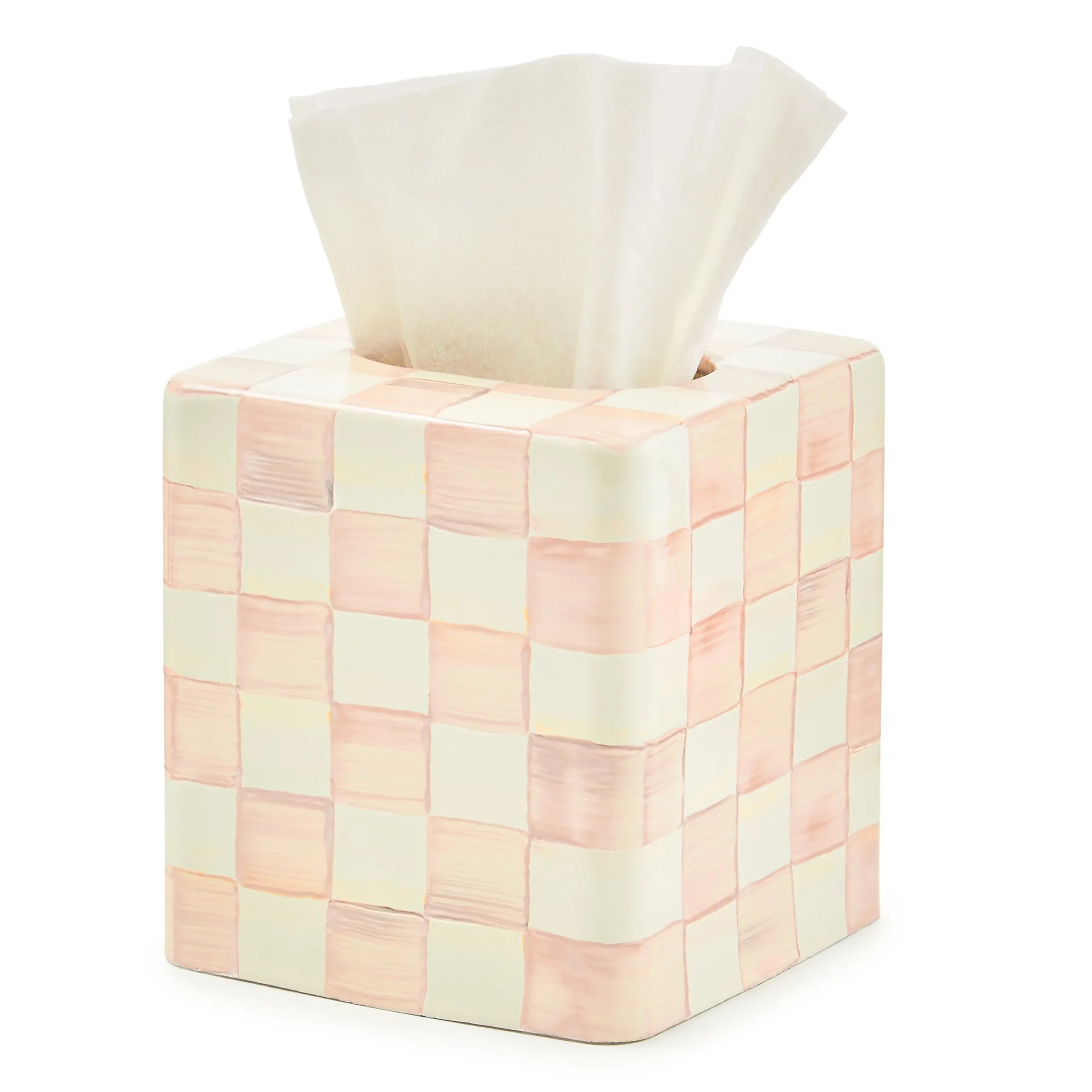Rosy Check Boutique Tissue Box Cover