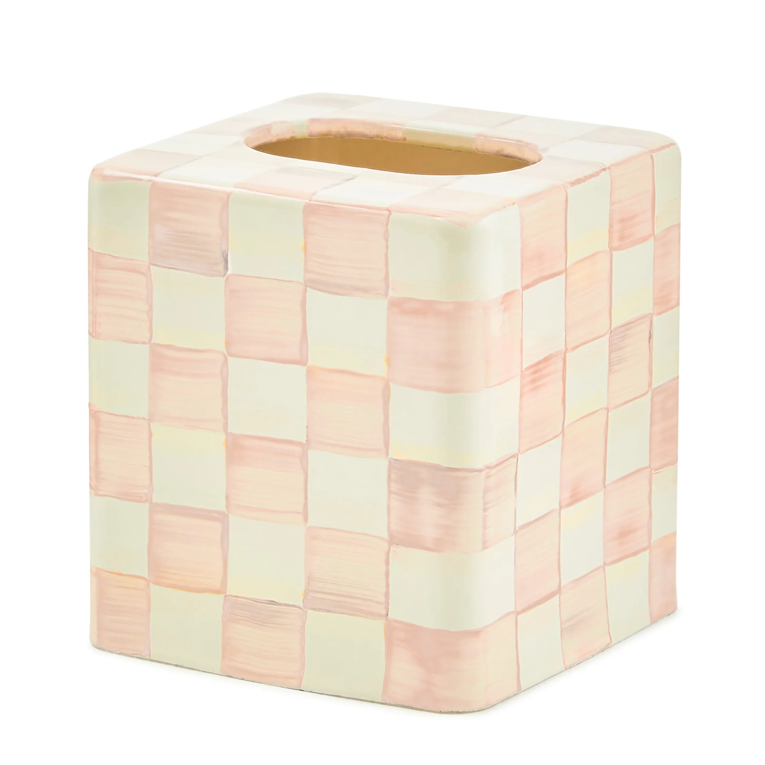 Rosy Check Boutique Tissue Box Cover