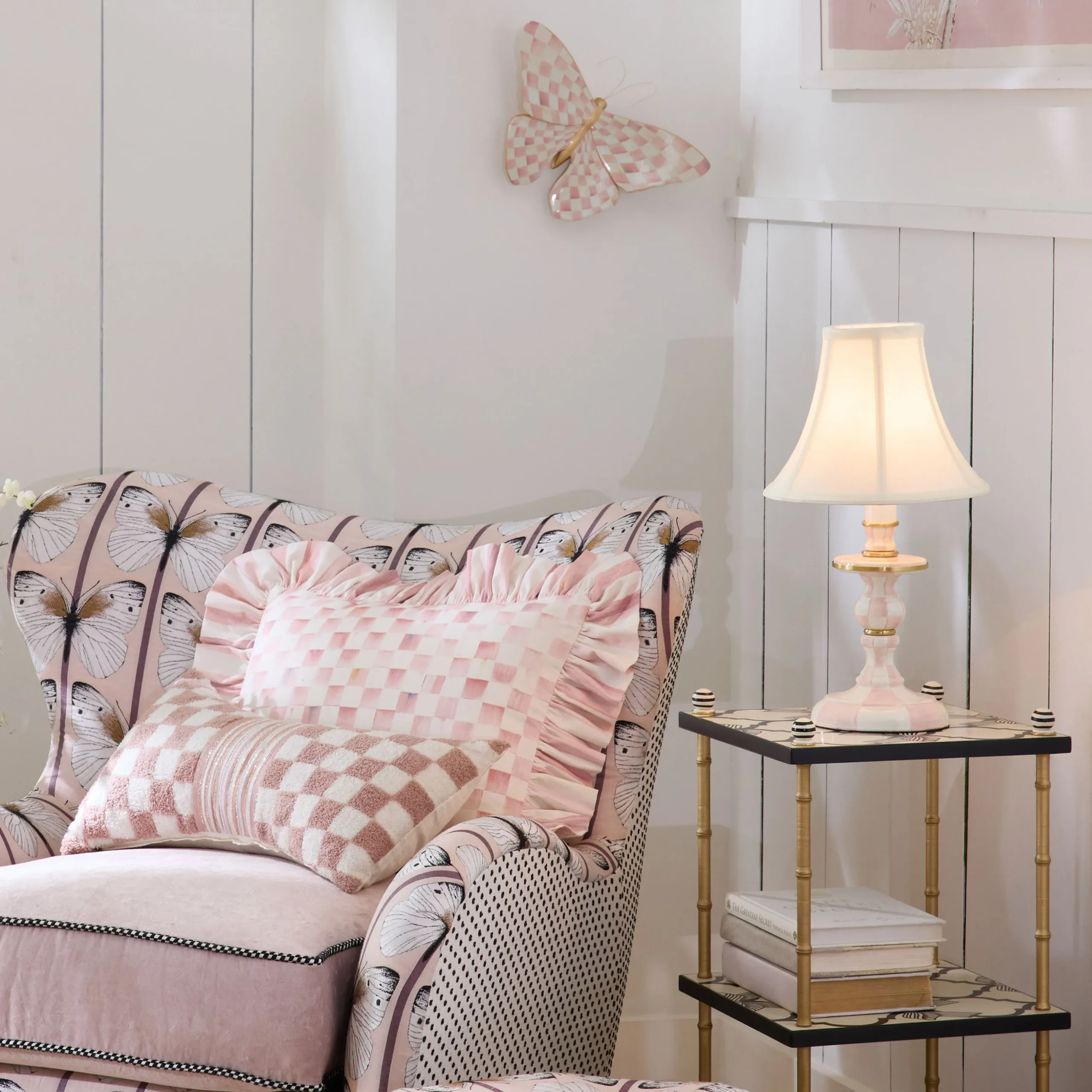 Rosy Check Candlestick Lamp