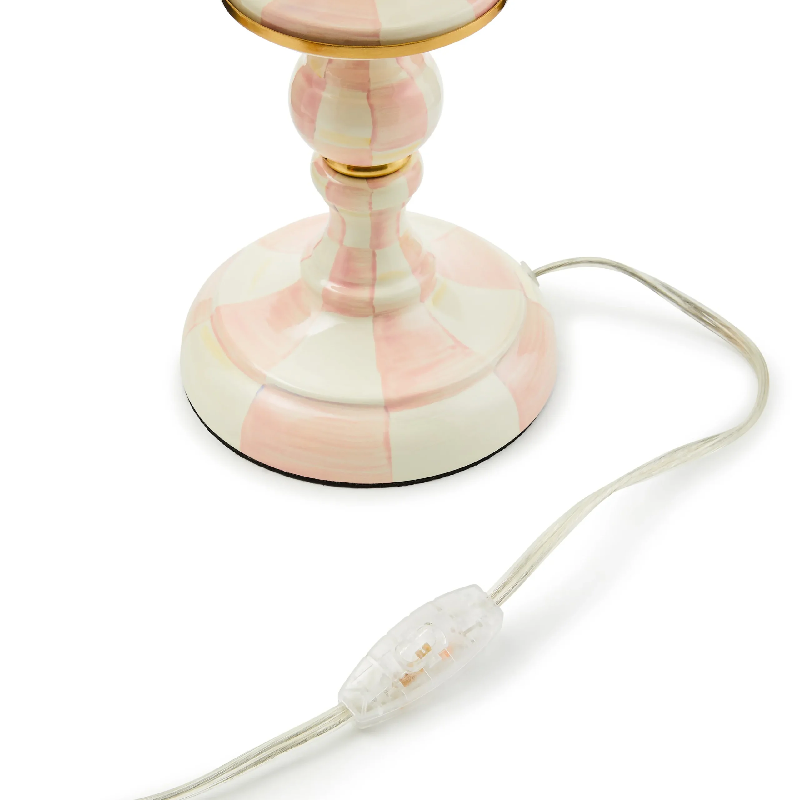 Rosy Check Candlestick Lamp