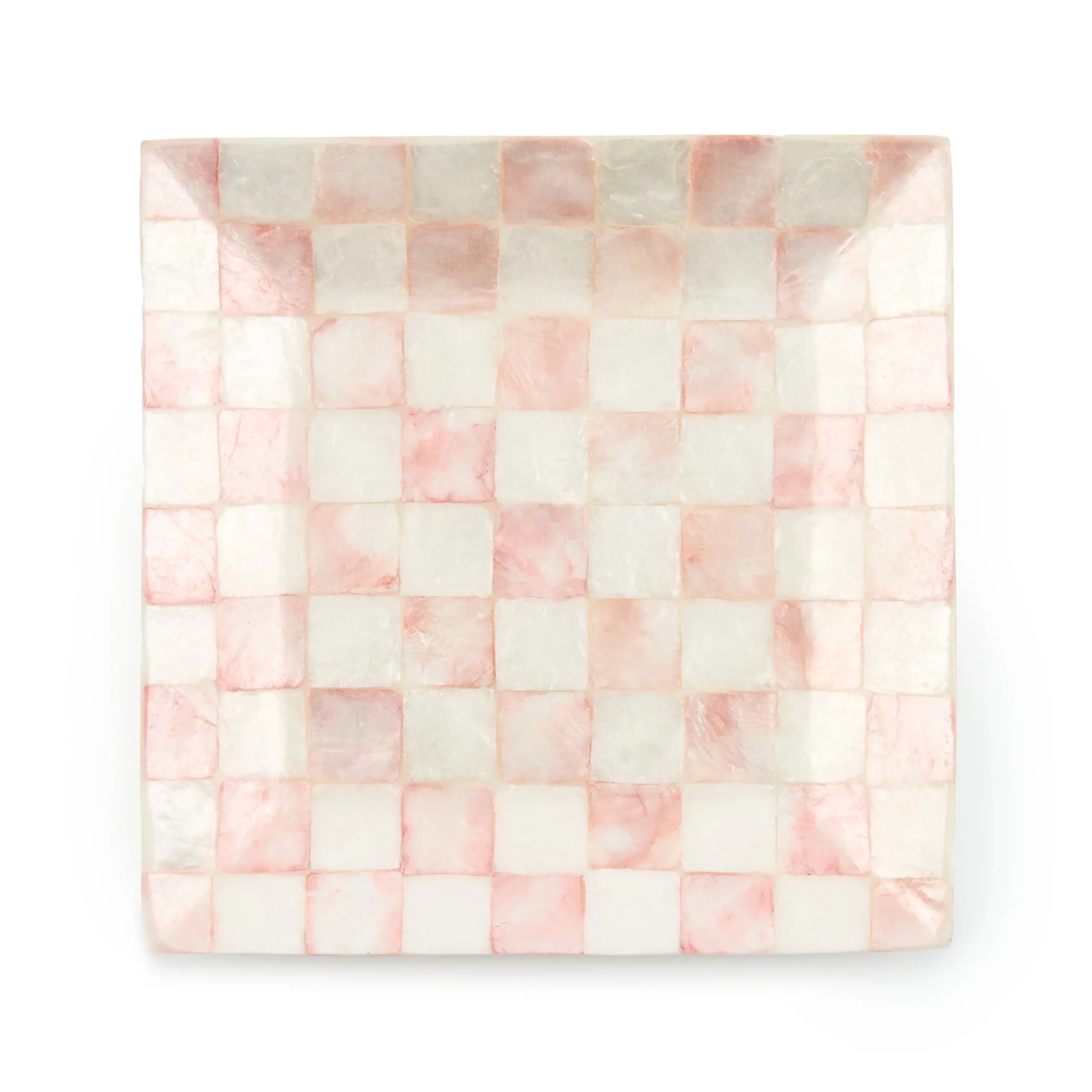 Rosy Check Capiz Catchall Tray