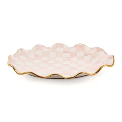 Rosy Check Ceramic Large Serving Platter