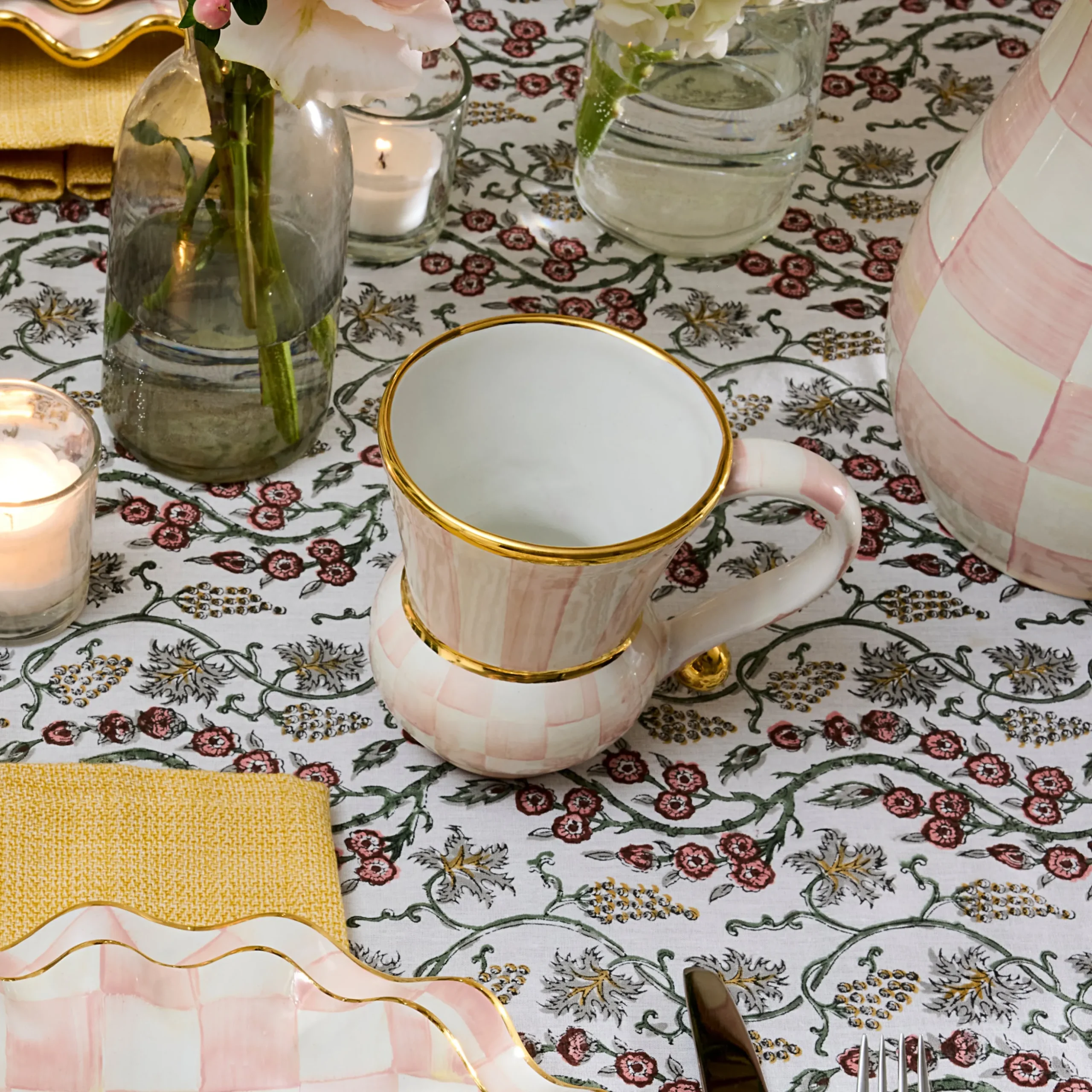 Rosy Check Ceramic Mug