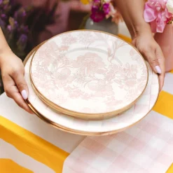 Rosy Check Charger/Plate
