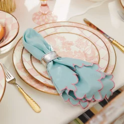 Rosy Check Dinner Plate