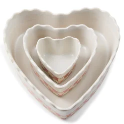 Rosy Check Everyday Heart Ramekins, Set of 2