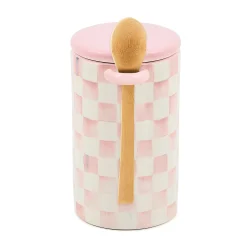 Rosy Check Farmhouse Canister